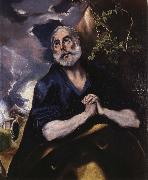 El Greco The Tears of St Peter oil painting